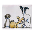 Cafepress Italian Greyhound Trio Throw Blanket Super Soft Fleece Plush Throw Blanket, 60'X50'