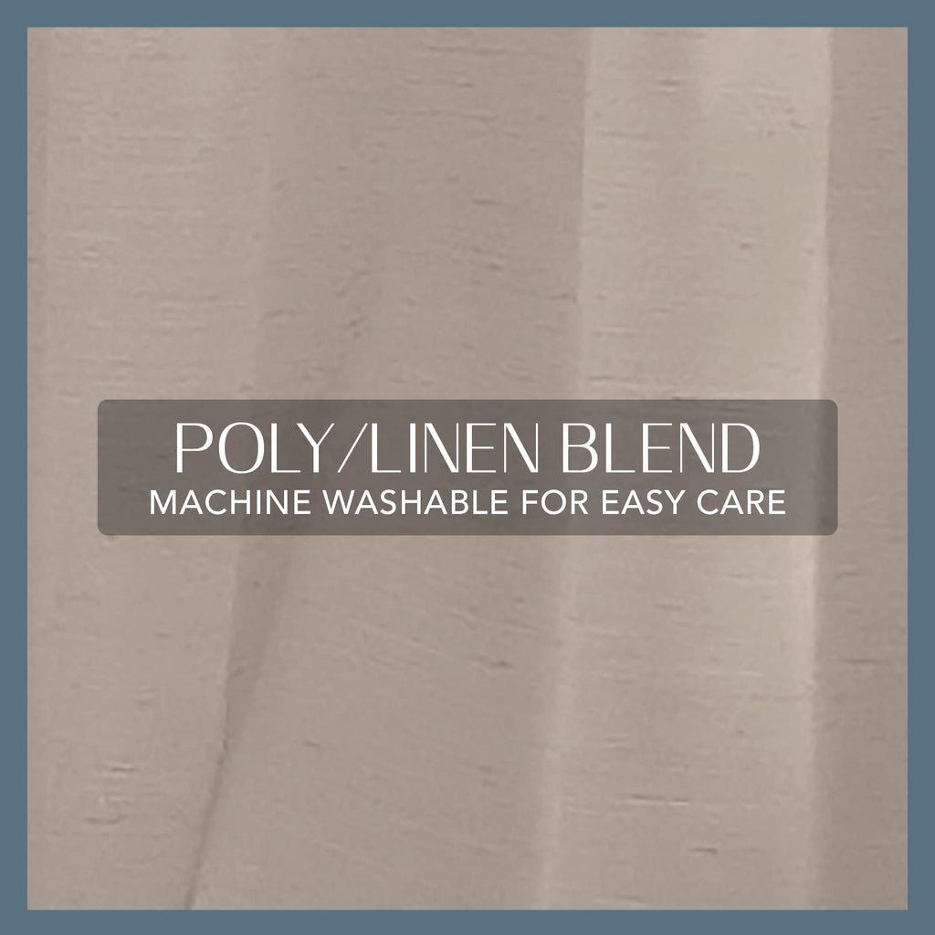 Elrene Home Fashions Vienna Sheer Tie-Top Window-Curtain Panel, 52 In X 84 In (1 Panel), Light Gray