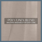 Elrene Home Fashions Vienna Sheer Tie-Top Window-Curtain Panel, 52 In X 84 In (1 Panel), Light Gray