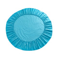Vistora Solid Color 100% Cotton Round Bed Fitted Sheet Bed Cover Blue | Bedding | Sheets & Pillowcases
