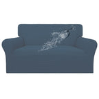 Easy-Going 100% Waterproof Oversized Loveseat Couch Cover, Dual Waterproof Sofa Cover, Stretch Jacquard Sofa Slipcover, Leakproof Furniture Protector For Kids, Pets, Dog And Cat, Bluestone