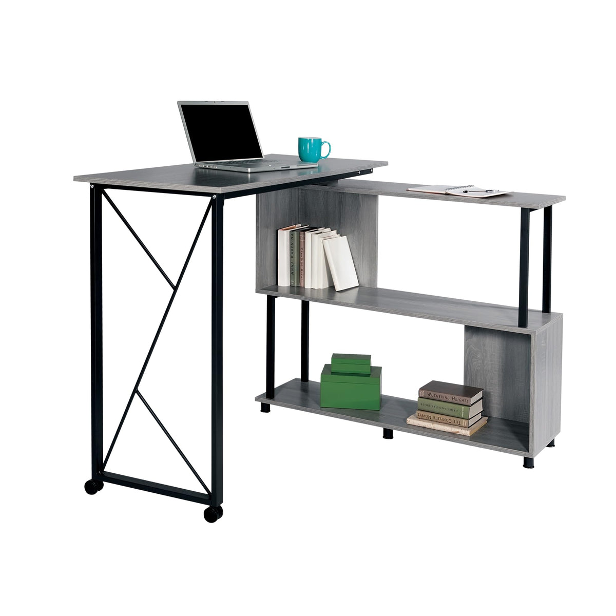 Safco Products 1904GR Mood Desk, Gray