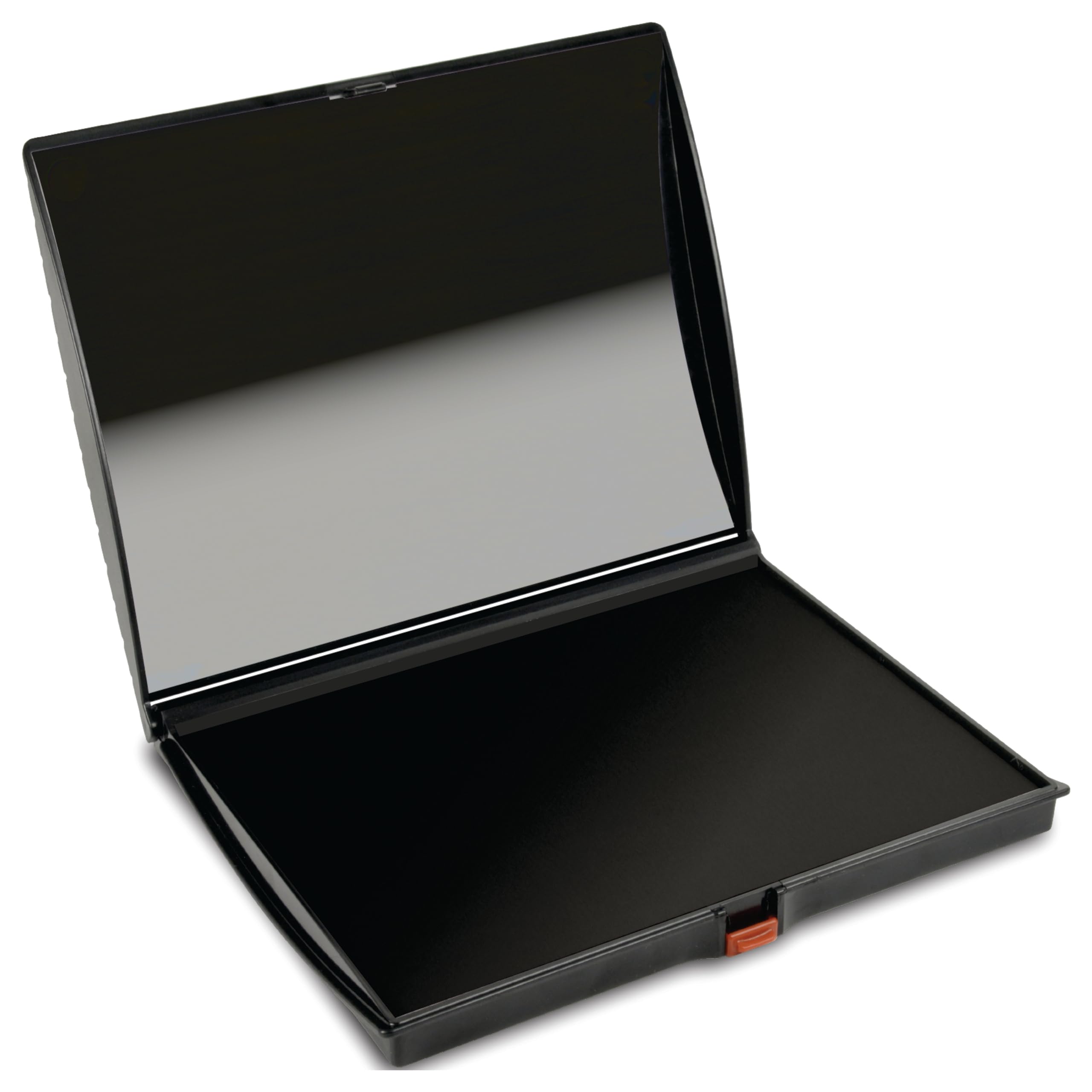 Supply360 As-Shi0940188 Shiny Large Stamp Pad, Felt, Plastic Cover, S4, 5' X 7', Black Ink