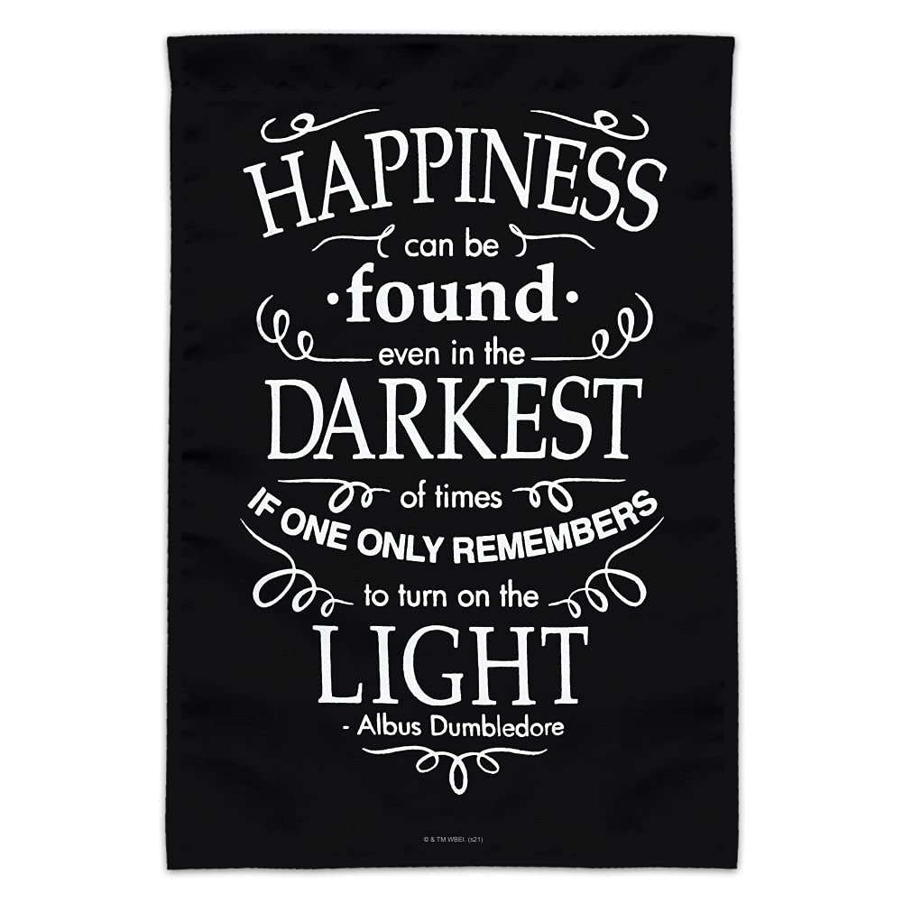 Harry Potter Happiness Quote Garden Yard Flag