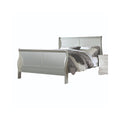 Acme Louis Philippe III Eastern King Bed in Platinum
