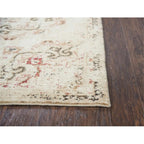 Rizzy Home Alora Decor Euphoria 2'6" X 8' Distress Beige/Gray/Rust/Blue Hybrid Area Rug