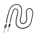 Specialist Id 10 Pack - Double Clip Lanyards For Special Events (Two Hook/Open Ended) (Black)