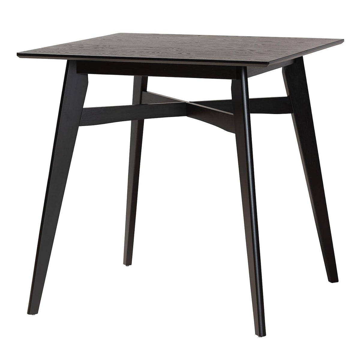 Baxton Studio Leena Counter Height Pub Table, 35.4-inch D x 35.4-inch W, Black (234-13287-HiT)