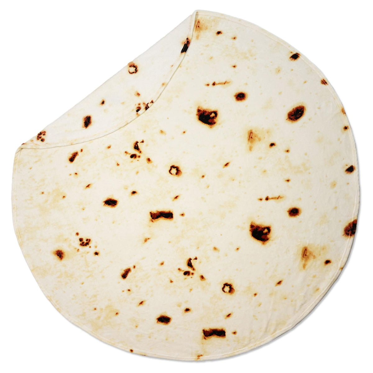 Excervent Tortilla Burritos Wrap Blanket, 290 Gsm Double Sided Funny Realistic Food Blanket, Novelty Tortilla Giant Blanket, Sup