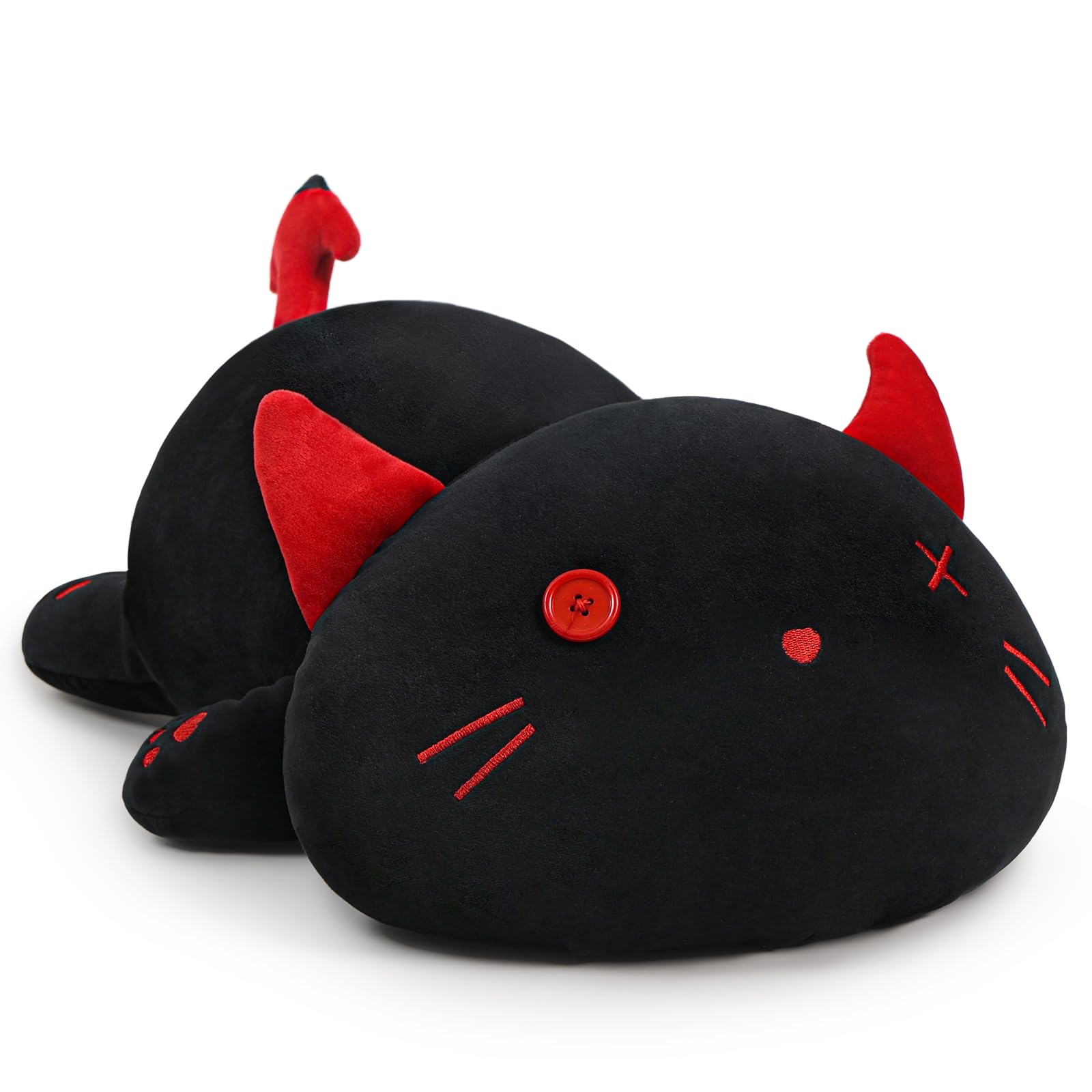 Miaohaha Plush Demon Toy Plush Pillow Stuffed Animal Toy Cute Plushies Kids Plush Toy Pillow(Demon,30Cm/11.8In)