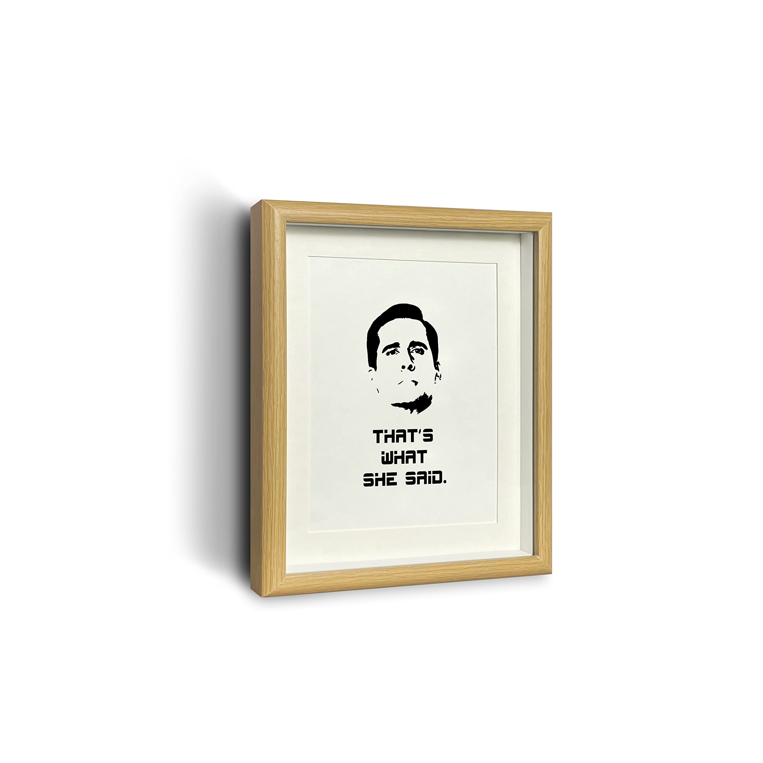 The Office Merchandise Motivational Photo Frame Inspirational Wall Art for The Office Decor The Office Quote Poster for Coworker