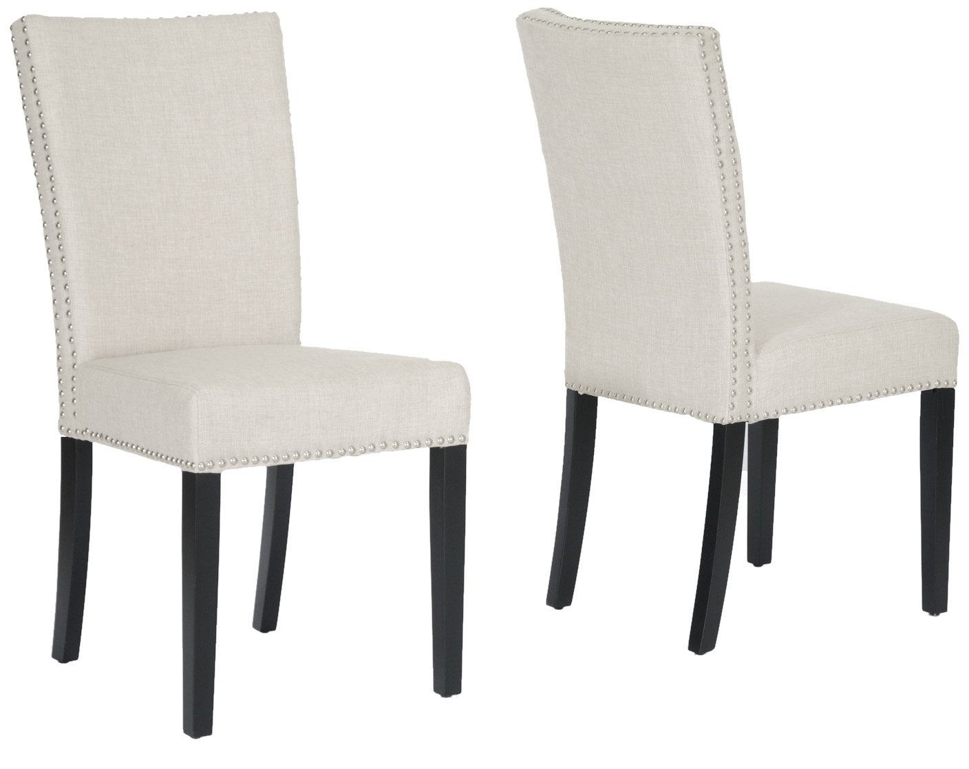 Baxton Studio Bh-63113-2 Dining-Chairs, Large, Beige