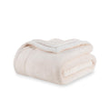 Berkshire Blanket-Sherpa Fleece Blanket, Warm And Soft Loftmink Reversible Blanket For Bed, Sofa And Travel, Cream, 90 In X 108