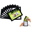 STTMGN Magnetic Picture Frames with Black Border(5X7,10 Pack),Magnet Photo Pockets/Holder, Decorations for Home/Office/School/Cl