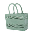 TRENDYNEST Shower Caddy Basket with Handles Portable Box for Camp College Dorm Bathroom Green
