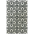 Rizzy Home Alora Decor Neo 8'6"X11'6" Scroll Ivory/Black Hand-Tufted Area Rug