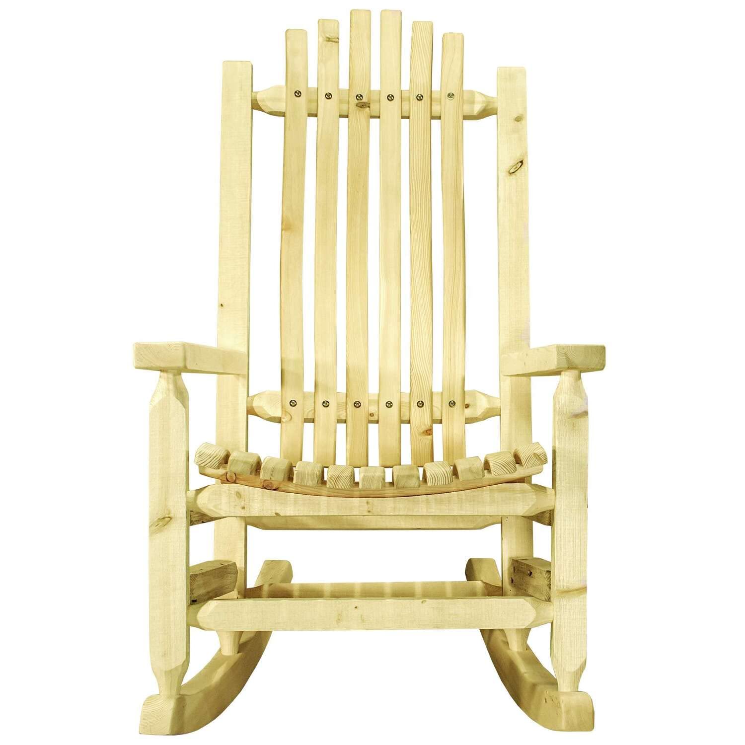 Montana Woodworks Homestead Collection Adult Wood Log Rocker