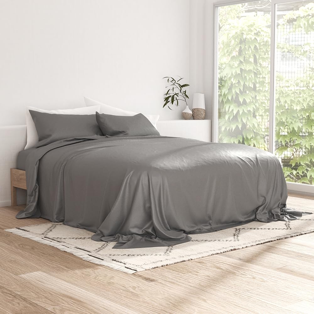 Linen Market - King Sheets - Cooling Bed Sheets Set - Deep Pocket Up To 16' - Breathable & Soft Bed Sheets & Pillowcases - Hote
