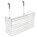 15 West 312366 Hanging Kitchen Storage Basket | Over Cabinet & Cupboard Door | Tea Towel Baking Tray & Chopping Board Holder (Ch