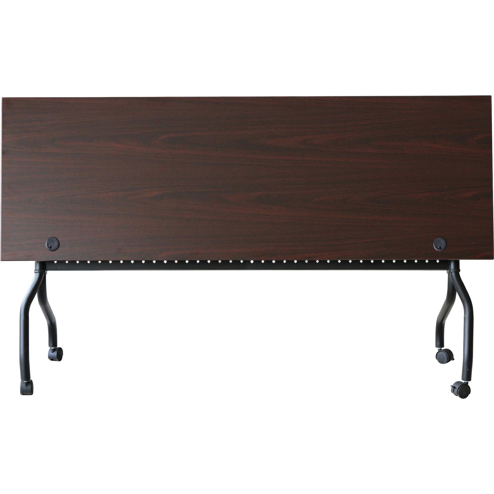 Lorell Llr59514 Mahogany Flip Top Training Table