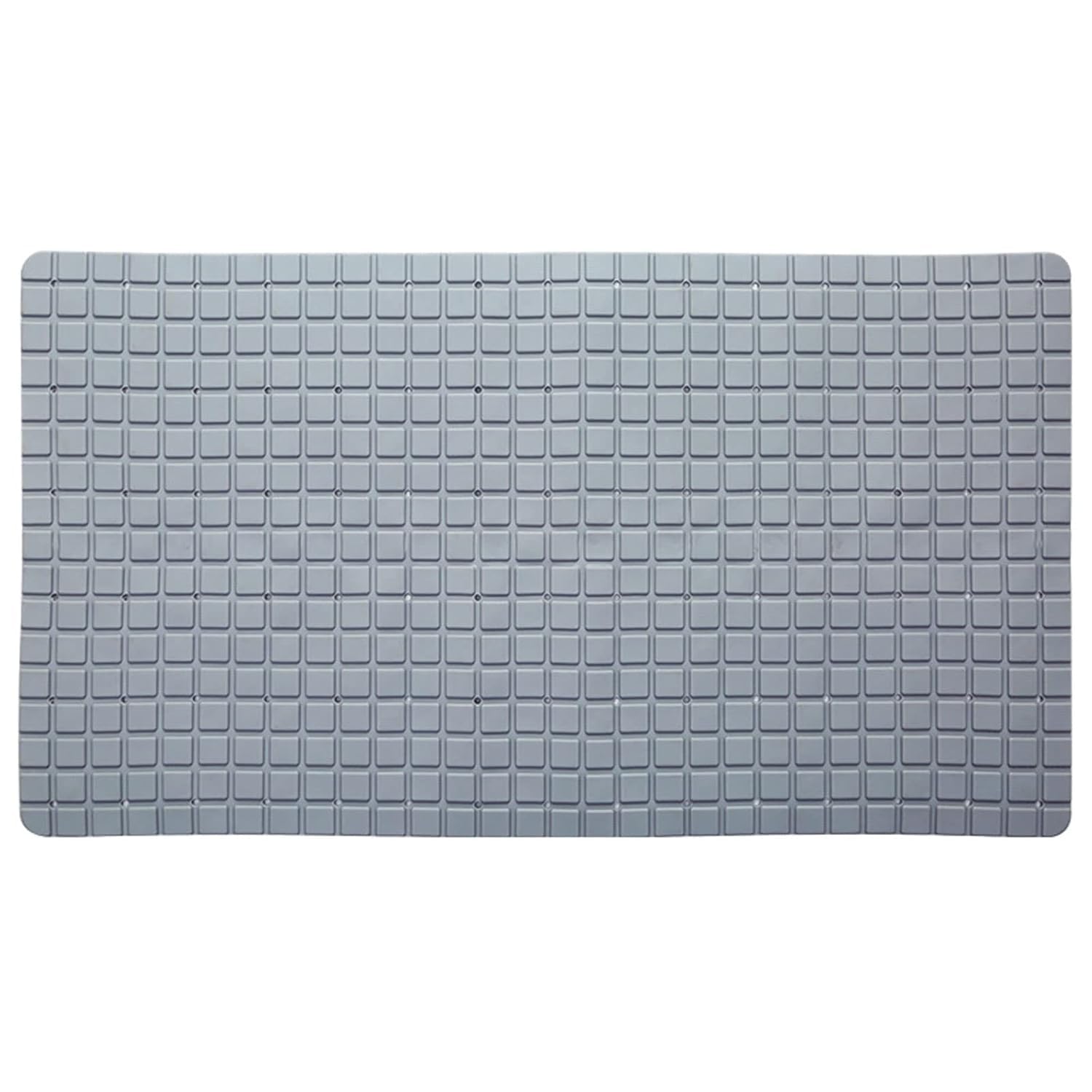 Toriox Non Slip Bath Mat Good Flexibility Super Absorbent Bathroom Floor AntiSkid Cushion Thick with Drain Hole for Bathroom wi
