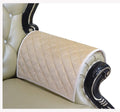 HAOMAIJIA Sofa Armrest Cover, Recliner Chair Arm Cover,Armchair Slipcover Nonslip Quilted Furniture Protector for Leather Sofa C