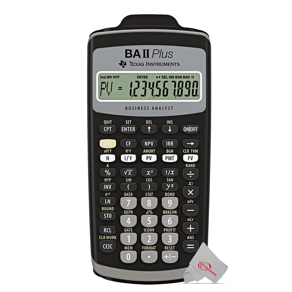 Texas Ti-Ba Ii Plus - Advanced Financial Calc (Tiba2P) -