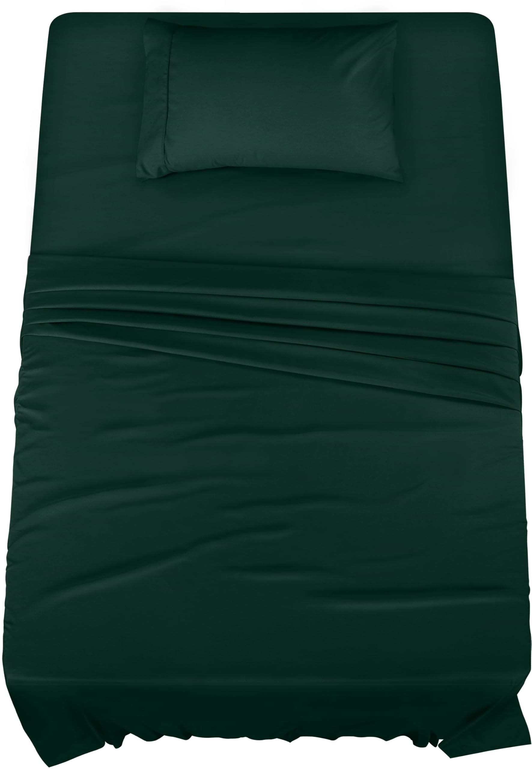 Utopia Bedding Twin Bed Sheets Set - 3 Piece Bedding - Brushed Microfiber - Shrinkage And Fade Resistant - Easy Care (Twin, Emer