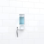 Better Living Products Clever Soap Dispenser, Liquid Soap Dispenser, 1 X 17 Fl. Oz. White, 4.88'' X 3.5'' X 8.25''