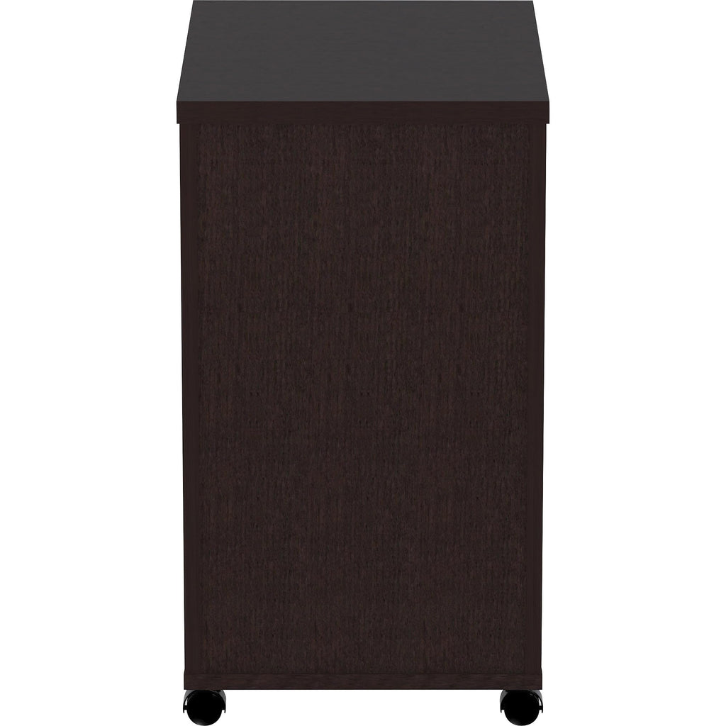 Lorell, Llr18218, Essentials Espresso Laminate Pedestal, 1 Each
