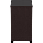 Lorell, Llr18218, Essentials Espresso Laminate Pedestal, 1 Each