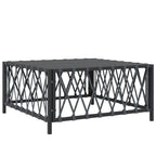vidaXL 6-Piece Anthracite Patio Lounge Set - Modular Design with Thickly Padded Cushions & Durable Steel Frame - Modern Outdoor Garden Lounge Furniture Set