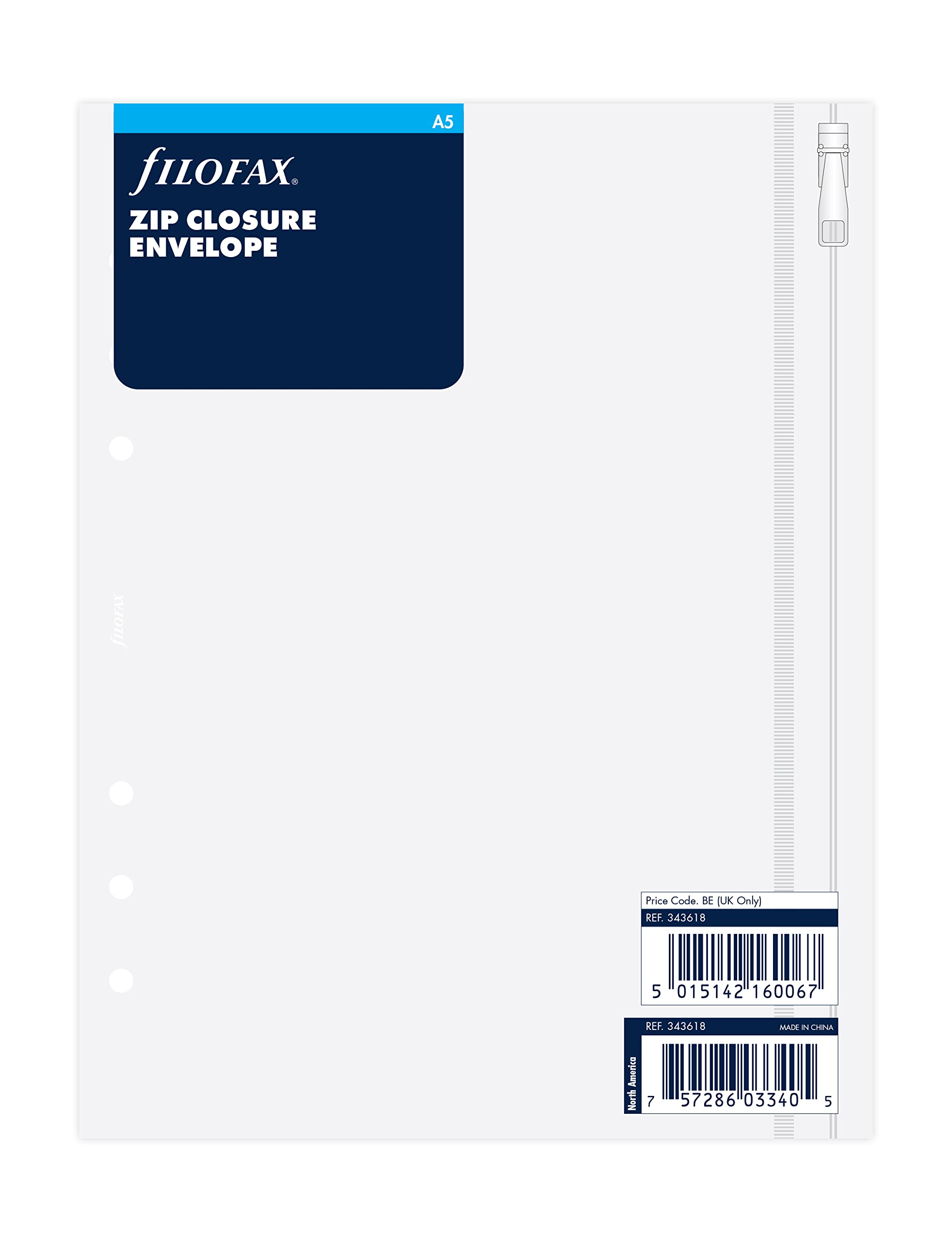Filofax Zip Closure Envelope, A5 (B343618)