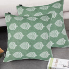 Funhome Outdoor Pillow Covers Only, No Insert! Pack Of 2 Square Throw Pillow Covers, Decorative Waterproof Modern Cushion Cases