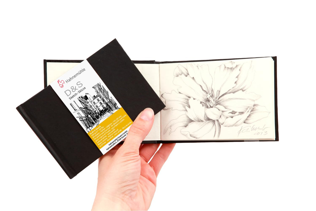 D&S Sketch Book 140G/M, Size 9X12.5Cm, Landscape, 30 Fls