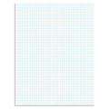 Tops 33041 Quadrille Pads, 4 Squares/Inch, 8 1/2 X 11, White, 50 Sheets