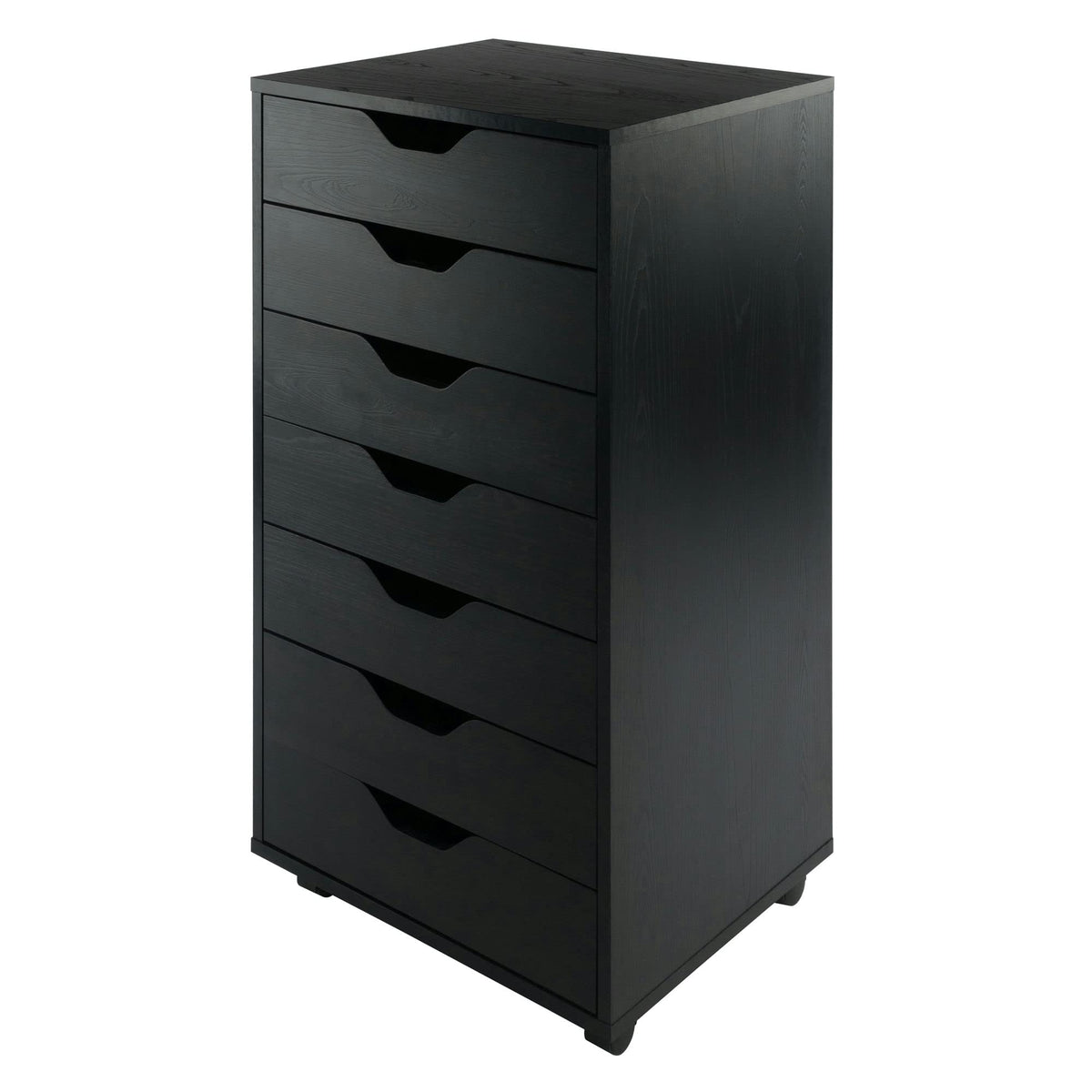 Winsome Wood Halifax Cabinet for Closet/Office Tall/Black