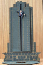 Deadly Wooden Advent Calendar For Christmas Countdown, Hans Gruber Dropped Nakatomi Plaza (Large)