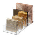 iDesign BPA-Free Plastic Divided Makeup Palette Cosmetic Organizer, The Clarity Collection - 9.25 x 3.86 x 3.2, Clear