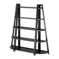 Winsome Adam 3-PC 5-Tier Transitional Solid Wood Shelving Set in Lustrous Black