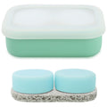 Leak Proof Travel Soap Case,Solid Shampoo Bar Holder, Silicone Soap Container with Draining Layer, Portable Bar Soap Holder for 