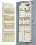 Tahavice Door Organiser Hanging With 5 Compartments, 1 Large Capacity Caddy & 10 Side Pockets, Changing Bag Hanging Organiser Fo