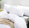 Tumei 100% Linen King Pillow Cases(35.83'  20.08') - Set Of 2 King Size Bed Pillow Cover Washed Solid Color Natural Flax Soft