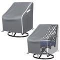Startwo Waterproof Patio Chair Covers For Outdoor Furniture 2 Pack, Heavy Duty Large Lounge Deep Seat Cover, Lawn Furniture Cove