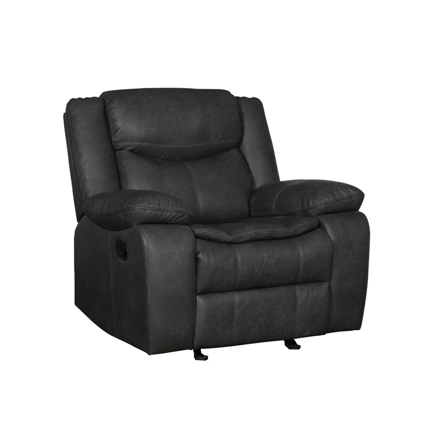 HomeRoots 42&quot; Gray Reclining Chair