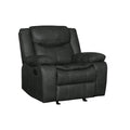 HomeRoots 42" Gray Reclining Chair