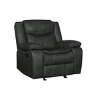 HomeRoots 42" Gray Reclining Chair