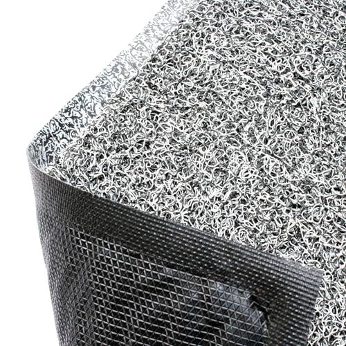 Floortex® Doortex® Twistermat Indoor Entrance Mat, Black/White - 35&quot; X 47&quot;