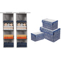 Kuber 4 Shelf Closet Hanging Organizer | Drawer Storage Box