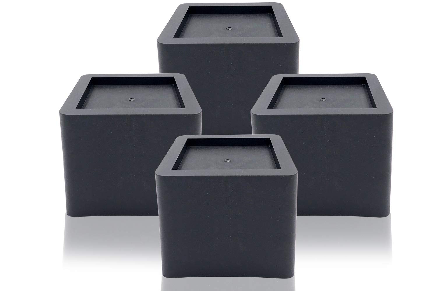 Duracasa 5 Inch Bed Risers - Fits Huge 5.5 Inch Bed Or Furniture Post, Creates An Additional 5 Inches Of Height Or Storage! Heav